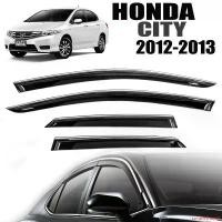 ราคา ใช้งานได้ กันสาดประตู คิ้วกันสาด รุ่น HONDA CITY MAZDA2 4 ประตู และ 5 ประตู ALMERA SWIFT ปี 2012 - 2018 สีดำ ขอบโครเมี่ยม 4 ชิ้น Car รถยนต์ (1731662203389446900)