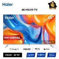 ราคา [New]Haier TV รุ่น H65K7UG 65" 4K HQLED HDR10 UHD Smart Google TV with Dolby Vision& Atmos (1731543655402474419)