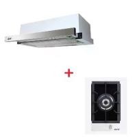 ราคา [0% 10 เดือน] เครื่องดูดควันแบบฝังรางเลื่อน รุ่น HS-T62C-60 + เตาแก๊สหัวเดียว แบบฝัง ฐานกระจกนิรภัย HB30-1WK/BG (1729828521515518172)