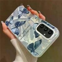 ราคา เคสโทรศัพท์, สำหรับ Samsung Galaxy A14 A24 4G 5G, วัสดุเส้นด้ายขนนกกันกระแทกพลาสติก, ปกอ่อน (1730682559160748271)