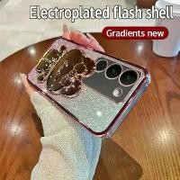 ราคา เคส Vivo Y29, เคส TPU นุ่ม Bling พร้อมขายึดกระจกการ์ตูน, เคสโทรศัพท์มือถือ, เข้ากันได้กับ Vivo Y29 4G และ VivoY29 V2434, การออกแบบการชุบ, ฝาหลังโทรศัพท์ซิลิโคนนิ่ม (1732168178833918555)