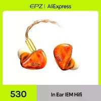 ราคา หูฟังอินเอียร์ EPZ 530 5BA, HIFI, หูฟังสองในหนึ่งเดียว, สายโลหะผสมทองและเงิน 0.78 2 พิน, สาย 3.5 มม. และ 4.4 มม. (1731487132340029944)