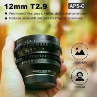ราคา เลนส์ Cine มุมกว้าง 12 มม. T2.9 APS-C ช่างฝีมือ 7 ช่างฝีมือ สำหรับกล้อง Sony E Micro 4/3 FUJI FX CANON RF NIKON Z LEICA SIGMA L (1729978340378970969)