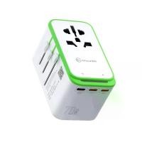 ราคา GlocalMe RoamPlug อะแดปเตอร์อเนกประสงค์พร้อมฮอตสปอตสปอตมือถือ WiFi 4G และข้อมูล US 8GB อะแดปเตอร์ปลั๊กไฟระหว่างประเทศ 4 พอร์ต USB เอาต์พุตสูงสุด 70W (1731464613989352796)