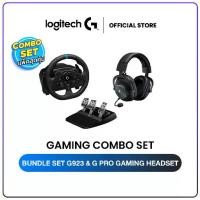 ราคา Logitech SET G923 Racing Wheel and Pedals สำหรับ PS5, PS4, PC, Mac + G Pro (หูฟังเกมมิ่งพร้อมไมค์ เกรดมือโปร) (1730493927439960771)