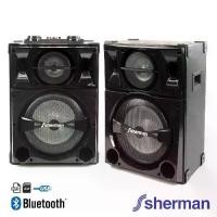 ราคา Sherman ชุดลำโพงขยายกลางแจ้ง 12 นิ้ว 120W รุ่น SB-900 (1729619032309533128)