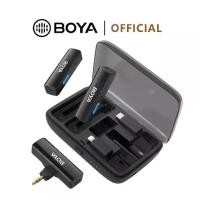 ราคา [COD] [Tiktok]BOYALINK ไมค์ไร้สาย ไมค์ไลฟ์สดตัดเสียงรบกวน พร้อมกล่องชาร์จ สำหรับ สมาร์ทโฟน Asmr 3.5mm (1731444981331167090)