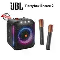 ราคา [ของแท้] JBL Partybox Encore 2 ลําโพงปาร์ตี้ไร้สายแบบพกพาพร้อมไมโครโฟนไร้สาย 2 ตัว กันน้ํา IPX4 100 วัตต์ เซ็ต ร้อง คาราโอเกะ (1732041259756850023)