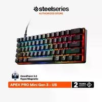 ราคา SteelSeries Apex Pro Mini Gen 3 Gaming Keyboard [US] สวิตช์ OmniPoint 3.0 Hypermagnetic (1732191889886775475)