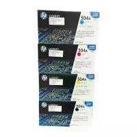 ราคา หมึก Toner Hp 504 Bk C M Y CE250A Blk, CE251A C, CE252A Y, CE253A M หมึกโทนเนอร์ แท้100% (1729793109293173482)