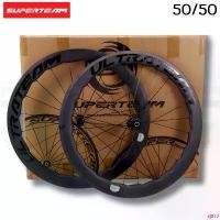 ราคา cottonShop78 แบบพกพา ล้อจักรยานเสือหมอบคาร์บอน ULTRATEAM CURVE เซรามิค 50/50 กลางแจ้ง Sport กีฬา ออกกำลังกาย (1731524630552611519)