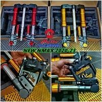 ราคา ใช้งานได้ ชุดโช้คหน้า V2 USD สำหรับปั้ม Nissin จาน 220mm. Nmax 2020-2023 โช้คหัวกลับ Nmax155 มอเตอร์ไซค์ Motorcycle รถ (1731694007527573813)