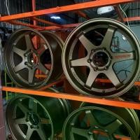 ราคา แม็ก te37 สีน้ำตาล ขอบ 18 หน้า 9.5 หลัง 10.5 หกรู (1729826094094650341)