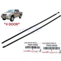 ราคา จัดส่งที่รวดเร็ว แท้ศูนย์ คิ้วยางหลังคา โตโยต้า ไทเกอร์ D4D 4ประตู 2002 - 2004 คิ้วรางน้ำ คิ้วหลังคา TOYOTA HILUX TIGER LN167 ยางหลังคา (1731376946764613138)