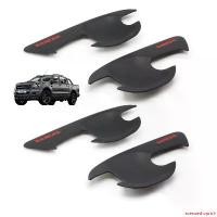 ราคา avenueshoprich คุณภาพรับประกันได้ เบ้าถ้วยรองมือเปิด ถ้วยรองมือเปิด เบ้ารองมือเปิดประตู มือเปิดประตู 4 ประตู ใส่ ฟอร์ด แรนเจอร์ สีดำด้าน+แดง สำหรับ Ford Ranger T6 , MC ปี 2012-20 (1731616983475653428)