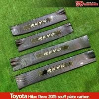 ราคา ชายบันได เรนเจอร์ Revo 2015-2022 ลายคาร์บอน สำหรับรถ 4 ประตู 1 ชุดมี 4 ชิ้น กันรอยบันได กันรอยประตู (1729667587782248726)