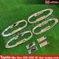 ราคา เบ้ามือเปิดประตู Toyota Revo 2015-2022 4 ประตู รุ่น 8 ชิ้น สีโครเมียม กันรอยประตู เบ้ามือเปิด เบ้ามือจับ LK (1729639797207697686)