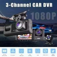 ราคา กล้องติดรถยนต์ DVR, 2.0 นิ้ว, กล้องติดรถยนต์ HD, เลนส์สามทาง, เครื่องบันทึกวิดีโอ, 1080P, กล่องดำ, การบันทึกรอบ, กล้องติดรถยนต์ (1731938006735162359)
