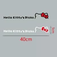 ราคา สติ๊กเกอร์ติดรถ Hello Kitty Kawaii Sanrio สติ๊กเกอร์ติดกระจกและตัวรถ เหมาะสำหรับรถยนต์ รถบรรทุก และรถจักรยานยนต์ ส่งฟรี อุปกรณ์เสริม (1732284260034447390)