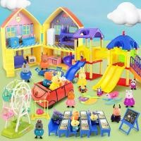 ราคา Playhouse Peppa Pig, ของเล่นเด็ก, ของเล่นเคลื่อนที่บ้านครอบครัวสี่คน, ของขวัญใหม่ บ้าน นอน เด็ก บ้าน สไลเดอร์ เด็ก บ้าน ต้นไม้ เด็ก บ้าน นอน เด็ก บ้านเป็ด (1731674717976560810)