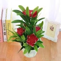 ราคา พืชกระถางประดิษฐ์, บอนไซดอกไม้บัวขนาดเล็ก 5 ดอก, เครื่องประดับเดสก์ท็อป, ตกแต่งในร่ม, ภูมิทัศน์บ้าน, ดอกไม้ประดิษฐ์ ต้น คริสติน่า ทํา รั้ว ต้น ป๊อบ ปี๊ ต้น บัว ผุด ต้น แพ (1731604953380324892)