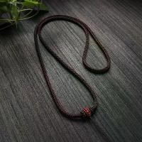 ราคา สร้อยคอจี้ปมถัก, งานฝีมือ, สำหรับผู้ชายและผู้หญิง, ปมเชือก, ทนทาน, เชือกหนาขึ้น, จี้เชือก, สร้อยคอจี้หยก (1732253020164686883)