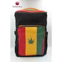 ราคา Northernthai กระเป๋าเป้กล่อง แบคแพค ราสต้า ลายใบกัญชา เขียวเหลืองแดง วัสดุผ้าฝ้าย งานฝีมือ สินค้าไทย ที่นิยมมากที่สุด (1731568534042281265)