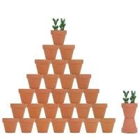 ราคา Terra Cotta กระถาง 32 ชิ้น 2.2 นิ้ว กระถางเครื่องปั้นดินเผา กระถางกระบองเพชร กระถางดอกไม้ กระถางฉ่ำ มีรูระบายน้ำ เหมาะสำหรับพืช งานฝีมือ (1731992770775582644)