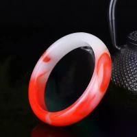 ราคา สร้อยข้อมือหยก, หยกเลือดไก่สีแดงธรรมชาติและสีใหม่, หยกไหมทองใหม่, สร้อยข้อมือดอกไม้หยก, งานฝีมือ (1731624364600165700)