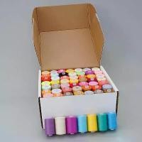 ราคา ชุดด้ายเย็บผ้า 98 สี งานฝีมือ DIY ชุดด้ายโพลีเอสเตอร์ 1000 หลา 402 (1731111616918882789)