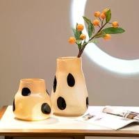 ราคา แจกันแก้วลายจุดคุณภาพสูง สไตล์จีนโบราณ ของตกแต่งบ้านนุ่ม งานฝีมือ ตกแต่งเครื่องใช้ ตกแต่งขวดดอกไม้ (1731526251302258190)