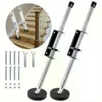 ราคา เครื่องปรับระดับบันไดแบบปรับได้, ชุด 2 ชิ้น, พร้อมเท้ายางกันลื่น, ทนต่อสนิม, ความจุสูงถึง 249.48KG, เหมาะสำหรับบันไดและบันได ครุฑ เบี้ยแก้ wisteria tree มาลัย เช่า 90000 (1732424498467866019)