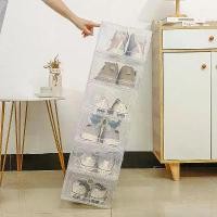 ราคา กล่องใส่รองเท้าพลาสติกใส ชุด 6 ชิ้น กล่องลิ้นชักหนา กล่องรองเท้า พลาสติก วางซ้อนกันได้ กล่องจัดระเบียบรองเท้า กล่องรองเท้า (1732279987146032264)