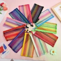 ราคา กระเป๋าเก็บของตาข่าย สีสันสดใส พร้อมงานฝีมือพิเศษ ทนต่อการฉีกขาด โปร่งใส กล่องดินสอลายทาง วัสดุไนลอน 10 ชิ้น คละสี ที่เก็บไฟล์ซิป เครื่องเขียน เหมาะสำหรับใช้ในสำนักงาน ที่ใส่ใบเสร็จ (17326059402648301