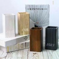 ราคา นาฬิกาที่ใส่ปากกาสร้างสรรค์, นาฬิกาอิเล็กทรอนิกส์ LED, ที่ใส่ปากกาตั้งโต๊ะ, เหมาะสำหรับนักเรียน, เครื่องเขียน, การควบคุมด้วยเสียง, นาฬิกาอิเล็กทรอนิกส์ (1732400021056292660)