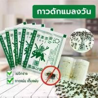 ราคา กาวดักแมลงวัน สีเขียว กระดาษ 100 แผ่น แผ่นดักแมลงวัน กาวติดแน่น ตัวดูดซับแมลง เหมาะสำหรับดักแมลงวัน CYT100 (1731683554475017466)