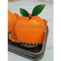 ราคา [จัดส่งทันที] ใบส้ม สำหรับปักเค้กลูกส้ม แพค100ใบ ใบส้มตกแต่งเค้ก ใบส้ม กระดาษ (1732556465066182189)