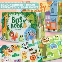 ราคา ของเล่นเพื่อการศึกษาปฐมวัย กระตุ้นศักยภาพของเด็ก ๆ Velcro พร้อมฟังก์ชั่นหนังสือปริศนาฉีกขาดและหนังสือ ฉีกขาด เป็นหนังสือผ้าเงียบ flash cards ของ เล่น อัจฉริยะ มังกร กระดาษ กา (1731390954178643653)