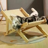 ราคา เปลญวนแมว เก้าอี้กรงเล็บแมว Cat Scratcher รังแมว เก้าอี้แมว Cat Climb Rack บ้าน กระดาษ กระบะ ทราย (1731432168639269331)