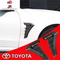 ราคา สติ๊กเกอร์ยางคาร์บอนไฟเบอร์สำหรับบังโคลนรถ, สำหรับ Toyota Camry, Corolla, Vios, Hilux, Innova, Yaris, RAV4, การดัดแปลง สติกเกอร์ ลาย ไฟ ติด บังโคลนหน้า (1731872164579214684)