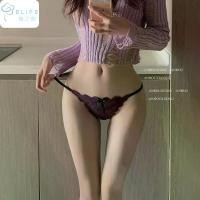 ราคา กางเกงชั้นในลูกไม้สีม่วง สำหรับผู้หญิง ผ่าสูง สไตล์เซ็กซี่ มาใหม่ 2025 กางเกงใน เพื่อ สุขภาพ กางเกง ในสวยๆ (1732132235855890216)