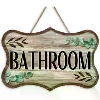 ราคา ป้ายประตูหน้า บ้านสวนห้องน้ำ สไตล์ชนบท ไม้แขวนเสื้อ ดีไซน์ห้องน้ำ ตกแต่งบ้าน ใบยูคาลิปตัส พวงหรีดไม้ ตกแต่งแขวนผนังในร่ม (1732396314042664060)