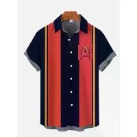 ราคา เสื้อเชิ้ตผู้ชาย ปกเสื้อ พิมพ์ลายดอกปา 3 มิติ ลำลอง ชายหาด แฟชั่นใหม่ ไซส์ใหญ่ เสื้อเชิ้ตลายทางเรียบง่าย 2025 (1731246468683171309)