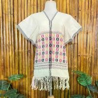 ราคา เสื้อกะเหรี่ยง/ผู้หญิง (Size 22“- 24“) เสื้อกะเหรี่ยงทอมือ เสื้อกะเหรี่ยงผ้าฝ้าย เสื้อกะเหรี่ยง กะเหรี่ยง แฟชั่นผู้หญิง Clothing Women/Men Shirt By-Delta17shop (ผู้หญิงผ้าฝ้าย) (1730783492896819840)