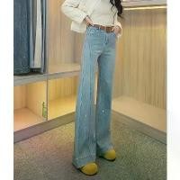 ราคา 【XS-4XL】 กางเกงยีนส์ขาม้า แต่งเพชร สีบลูยีนส์ ฟอกสวย สไตล์เกาหลี แฟชั่นวินเทจ Y2K (1731551744146703725)