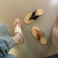 ราคา รองเท้าแตะแบบหนีบ ส้นแบน แฟชั่นวินเทจ สำหรับผู้หญิง สไตล์ฤดูร้อนใหม่ รองเท้าแตะสาวโมริ ดีไซน์เฉพาะระดับไฮเอนด์และอินเทรนด์ (1731804378309494466)