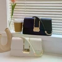 ราคา กระเป๋าสะพายข้าง ดีไซน์เรียบง่าย Jacobs & Co. กระเป๋า Messenger, แฟชั่นวินเทจ, ทรงสี่เหลี่ยมเล็ก, พร้อมสายโซ่ (1732617086323361264)