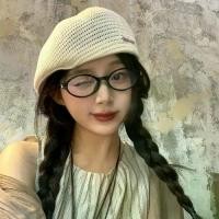 ราคา หมวกเบเร่ต์ ไม่มีปีก ระบายอากาศ ดีไซน์กลวงออก สไตล์ญี่ปุ่น หมวกจิตรกร หมวกสาน แฟชั่นวินเทจ หมวกถักโครเชต์ เหมาะสำหรับชายหาด (1732232519858751474)