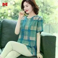 ราคา เสื้อยืดผู้หญิง แฟชั่นวินเทจ คอกลม แขนสั้น เสื้อพิมพ์ลาย นุ่ม สบาย ระบายอากาศ ลำลอง แฟชั่น เสื้อยืดลายสก๊อต เหมาะสำหรับฤดูร้อน (1732175108202071493)