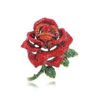 ราคา เข็มกลัดดอกกุหลาบ, แฟชั่นวินเทจ, งานฝีมือหนักสร้างสรรค์, ประดับเพชร, เข็มกลัดดอกกุหลาบสีแดง, สำหรับผู้หญิง, เหมาะสำหรับเสื้อสูทและแจ็คเก็ต, ในสต็อก ดอกไม้ ติด หน้าอก (1732419100759852711)